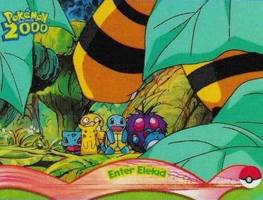 4 Enter Elekid Topps Pokémon The Movie 2000
