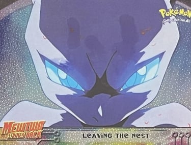 4 Leaving the Nest Topps Pokemon The FIrst Movie sandpeper silver foil