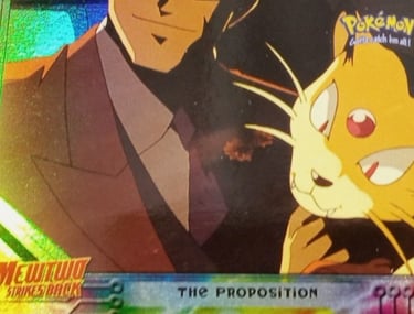 5 The Proposition Pokemon Topps the first movie rainbow oil