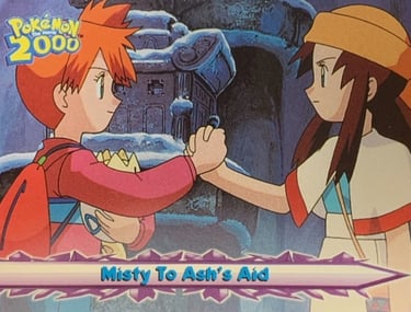 59 Misty To Ash's Aid Topps Pokémon The Movie 2000