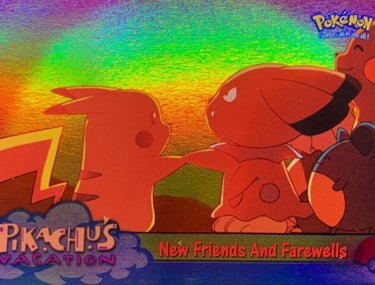 59 New Friends And Farewells Topps Pokémon The First Movie rainbow foil