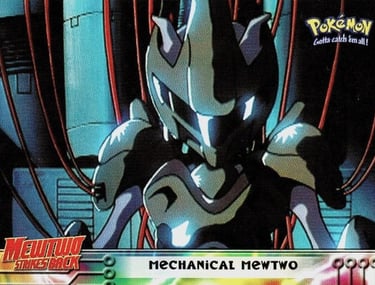 6 Mechanical Mewtwo Topps Pokémon The First Movie