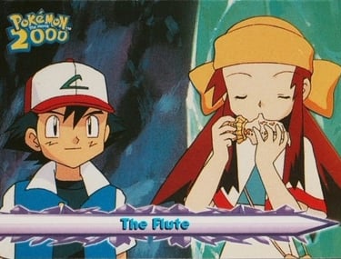 61 The Flute Topps Pokémon The Movie 2000