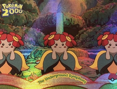 7 The Underground Symphony Topps Pokémon The Movie 2000 rainbow foil