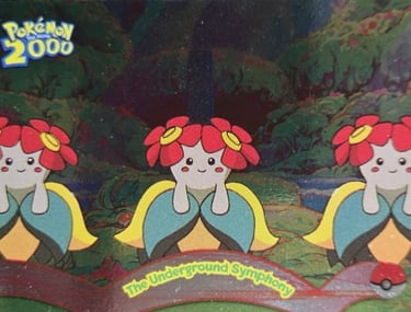 7 The Underground Symphony Topps Pokémon The Movie 2000 silver foil