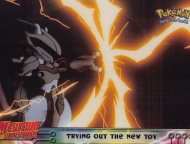 7 Trying Out The New Toy Topps Pokémon The First Movie