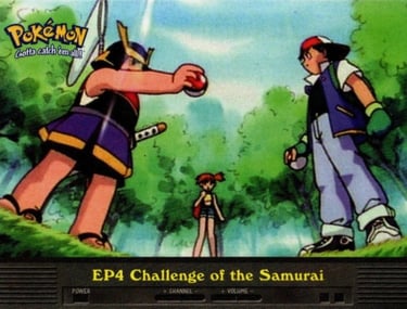 EP4 Challage of the Samurai Topps Pokémon series 2 US