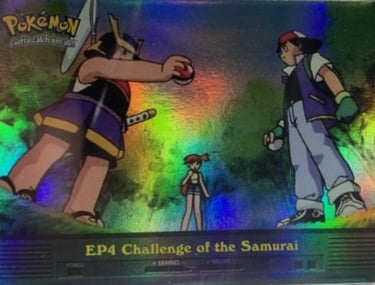 EP4 Challage of the Samurai Topps Pokémon series 2 US rainbow foil