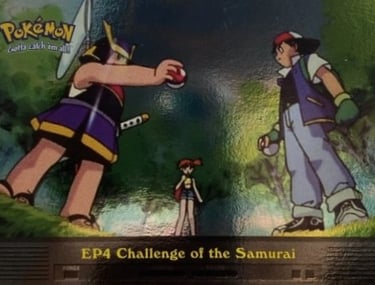EP4 Challage of the Samurai Topps Pokémon series 2 US silver foil