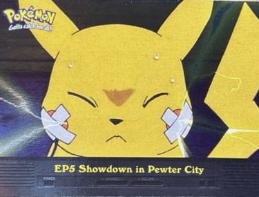 EP5 Showdown in Pewter City Topps Pokémon series 2 US silver foil