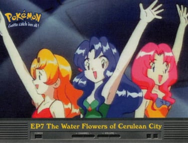 EP7 The Water Flowers of Cerulean City Topps Pokémon series 2 US