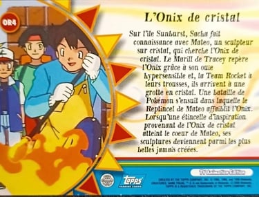 OR4 L'Onix de Cristal topps série 2