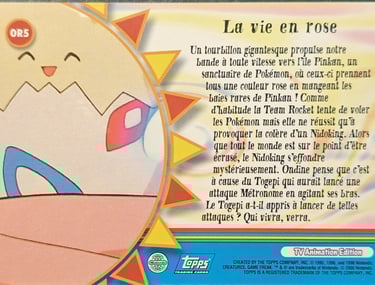 OR5 La vie en rose topps série 2