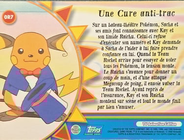 OR7 Une cure anti-trac topps série 2