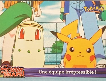 Snaps05 une équipe irrépressible ! topps série 3 Johto