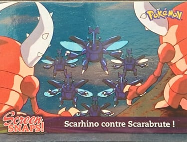 Snaps06 Scarhino contre Scarabrute topps série 3 foil Jotho