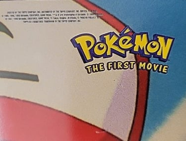Stickers S16 Topps Pokémon the first movie back