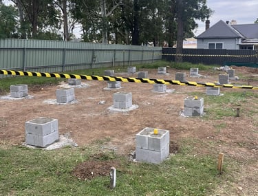 The temporary church foundations