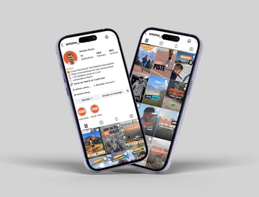 Community manager Gard créant du contenu vidéo pour un commerce nîmois