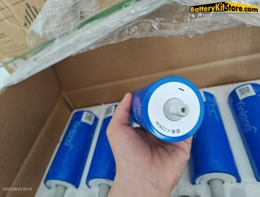 Detail of the negative terminal of Yinlong 40Ah LTO battery cell