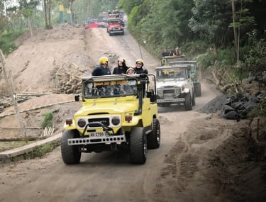 Wisata Jeep Lava Tour Merapi