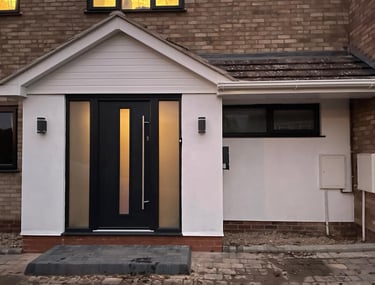 Home extension in Worcester with brickwork and bi-fold doors