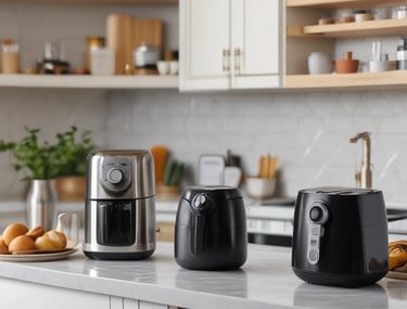 cafeteria e fritadeira elétrica