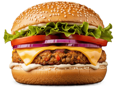 Veg Cheese Burger from PremiYum Foods!