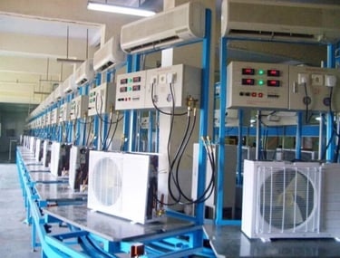 Appliances assembly line