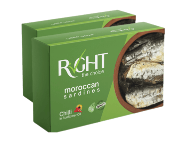 Raya FMCG's Right Brand: Moroccan Sardines for export and private label.