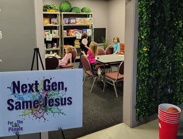 kids learning about Jesus