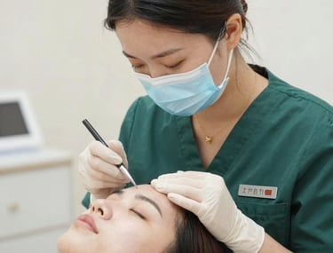 Creative digital marketing concept with social media icons and analytics charts.