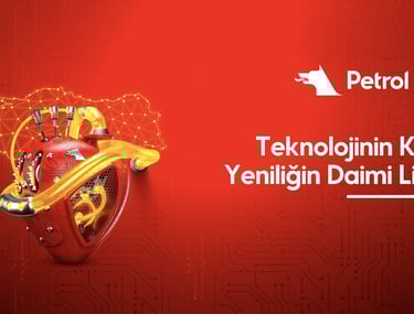 Petrol Ofisi kurumsal etkinliği için tasarlanan yaratıcı açılış videosu ve sahne görselleri