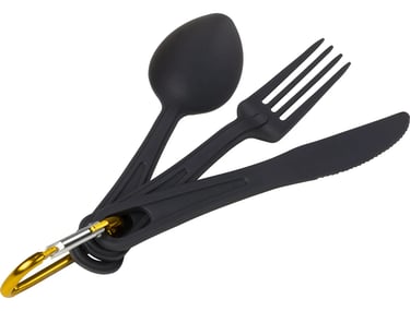 Conjunto de Talheres Camping Makan (com mosquetão)