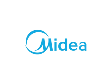 Logo Midea. Central Ar Condicionado: instalação, manutenção e higienização de aparelhos Midea.