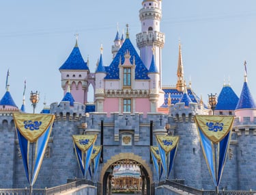 Castillo de la Bella Durmiente en Disneyland Park en Anaheim California