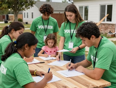 A vibrant collage of diverse stories shared on digital devices.