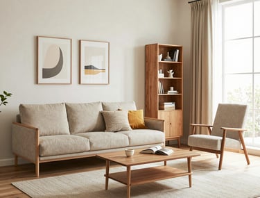 Subtle abstract grid overlay with soft earth tones evoking connection and flow.