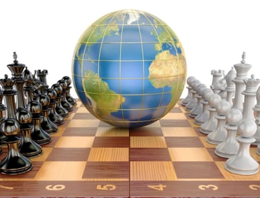 xadrez da geopolítica mundial
