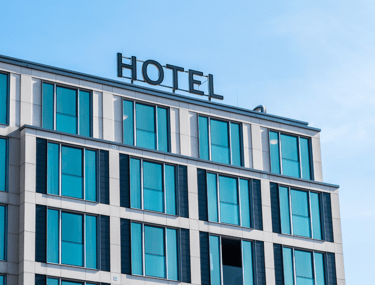 Image of a hotel to signify AI in Hospitality