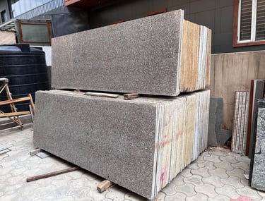 Rosy Pink stack at gold stone granites