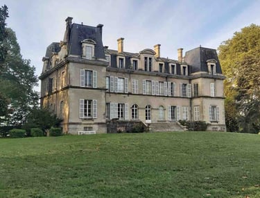 Historic French château restored with traditional craftsmanship