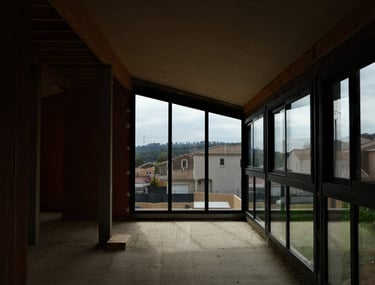 Period home interior renovation with restored architectural features