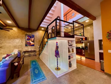 high ceilings house san miguel de allende