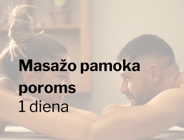 Masažo pamoka poroms