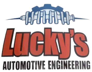 Lucky's Automotive Engineering Logo