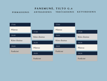 Grupines treniruotes panemunese