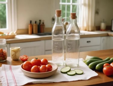 Le vinaigre blanc en cuisine