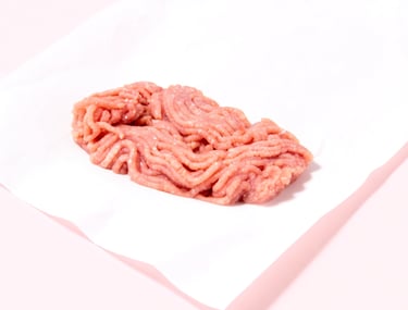 Haché de veau tendre et maigre, préparation artisanale"