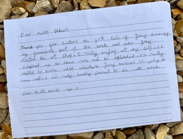 Handwritten letter from Milli Dennis